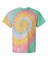 Dyenomite - Multi-Color Spiral Tie-Dyed T-Shirt - 200MS | 5.3 Oz./yd², 100% Cotton | the Vibrant Hues of the Multi-Color Spiral Tie-Dyed T-Shirt Radiate Energy and Style, Captivating Attention with Its Mesmerizing Swirls | RADYAN®